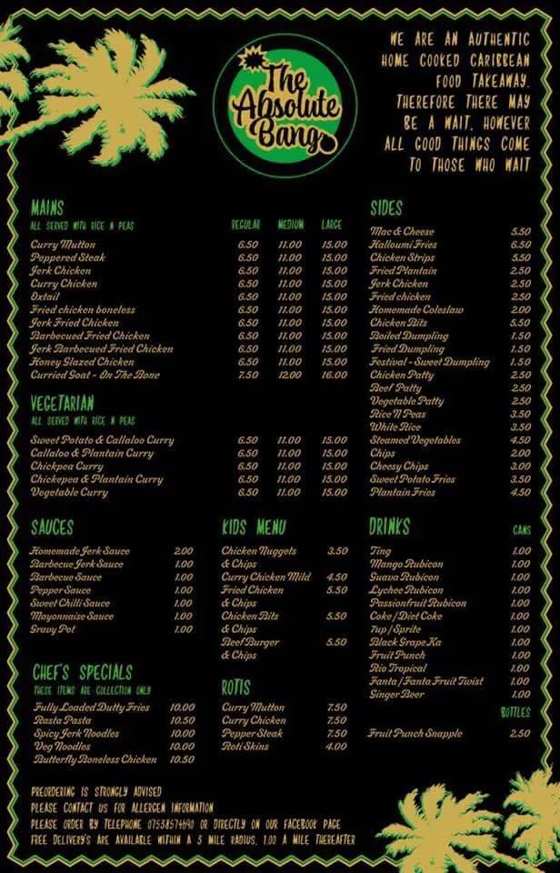 The Absolute Bang - Caribbean Takeaway